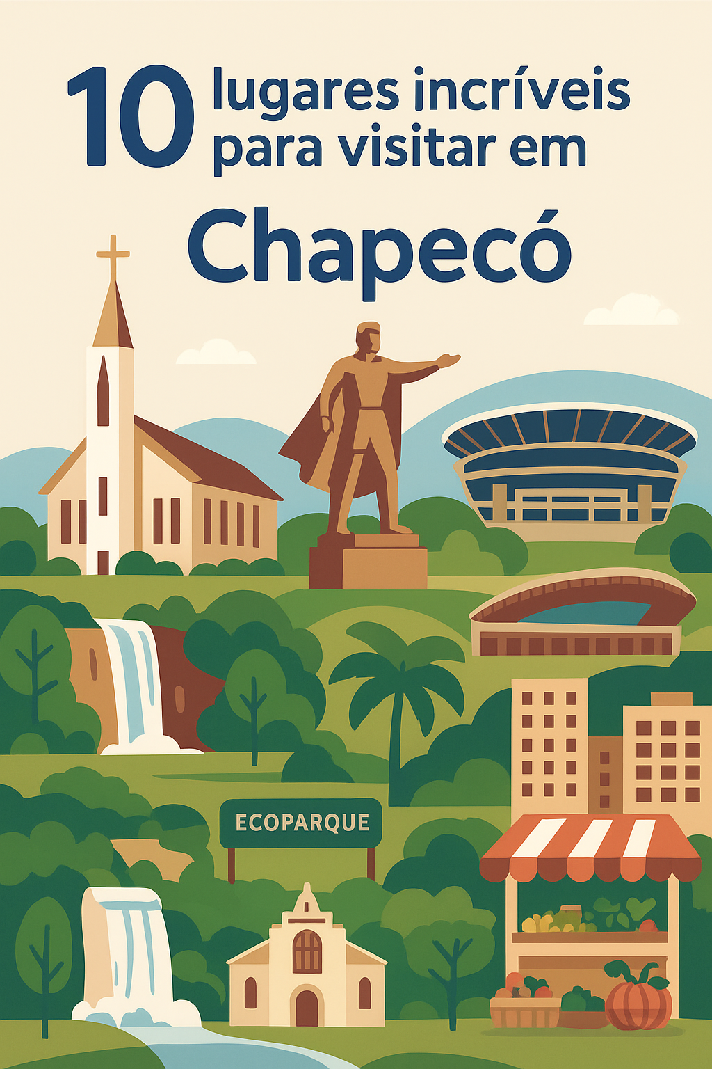 10 lugares incríveis para visitar em Chapecó